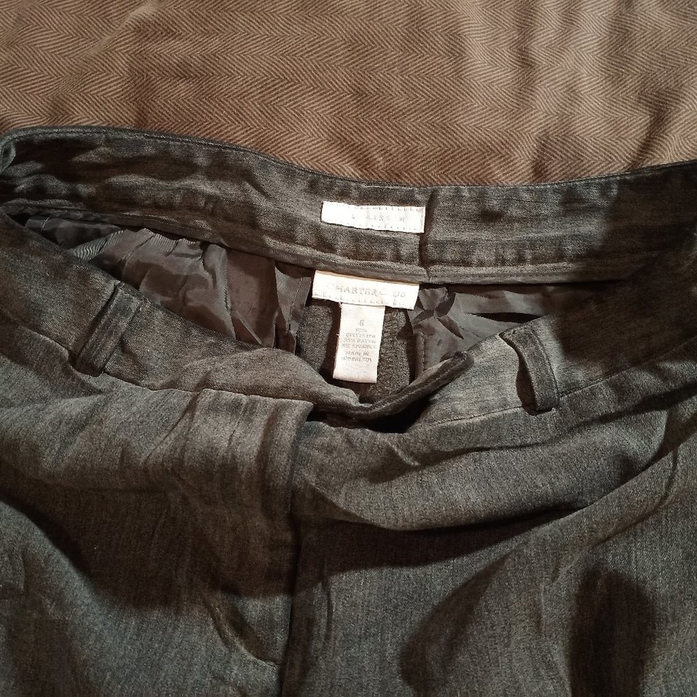 Charter Club Trousers Pants 6 Grey
